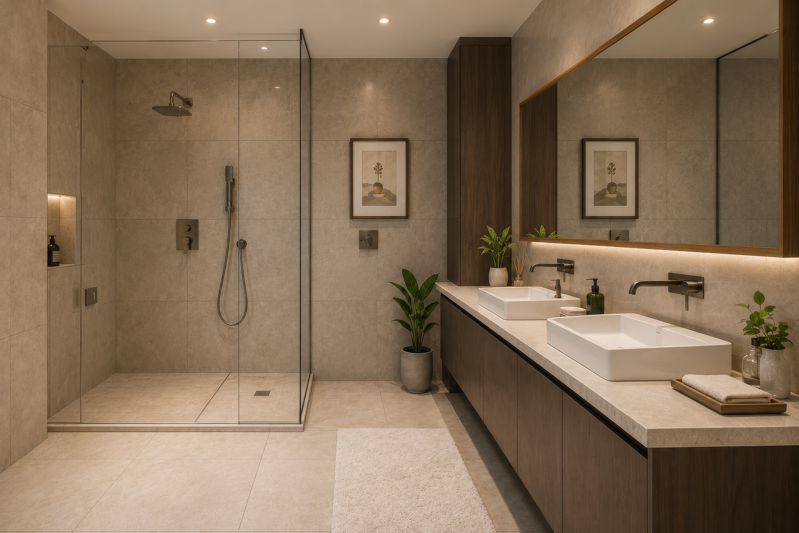 Luxury en-suite bathroom