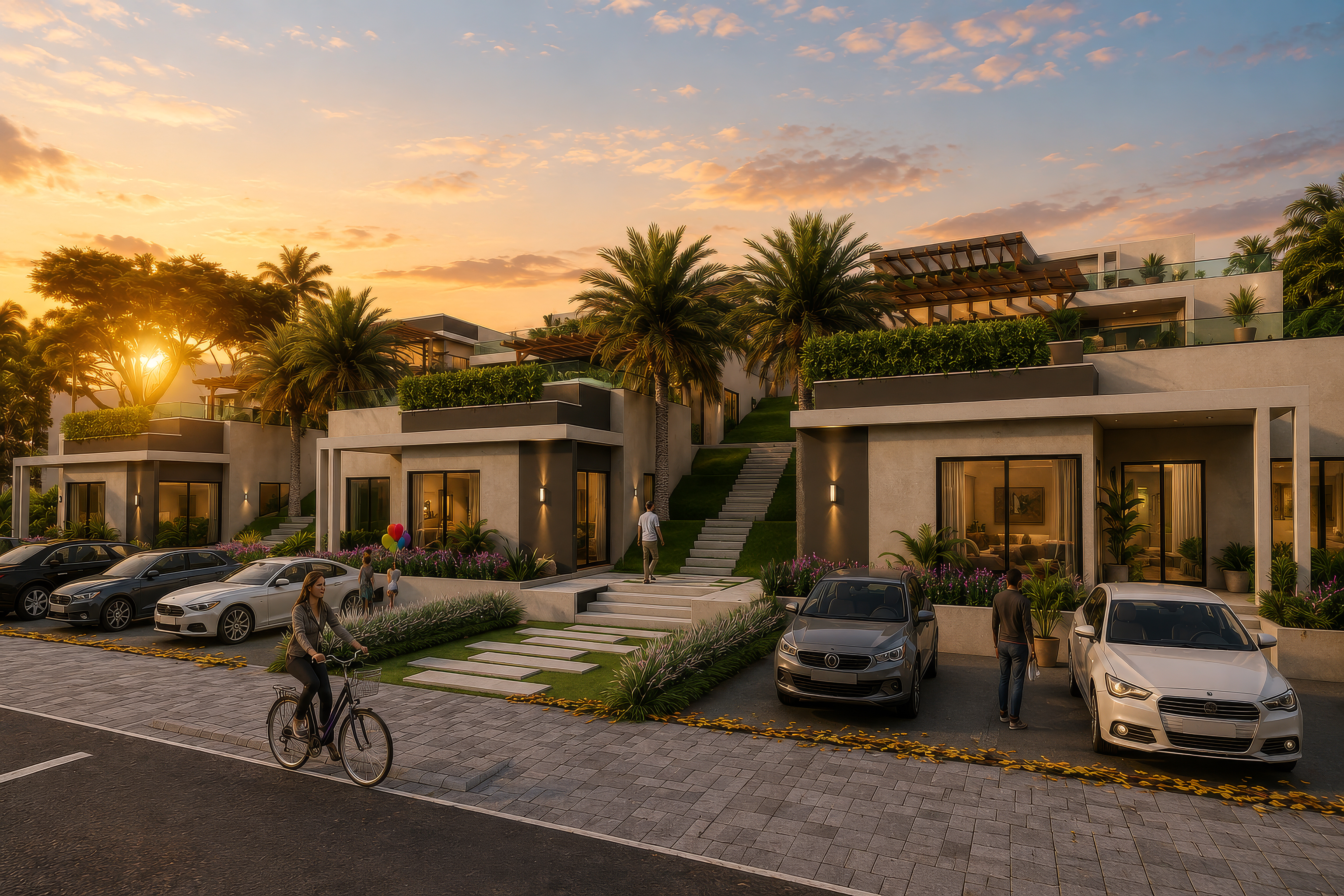 Sunrise Terraces community exterior